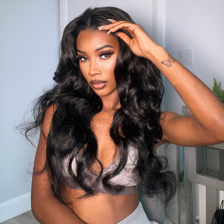 Body Wave Transparent Full Lace Human Hair Wig Sterly 100% Human Hair Wigs - sterlyhair