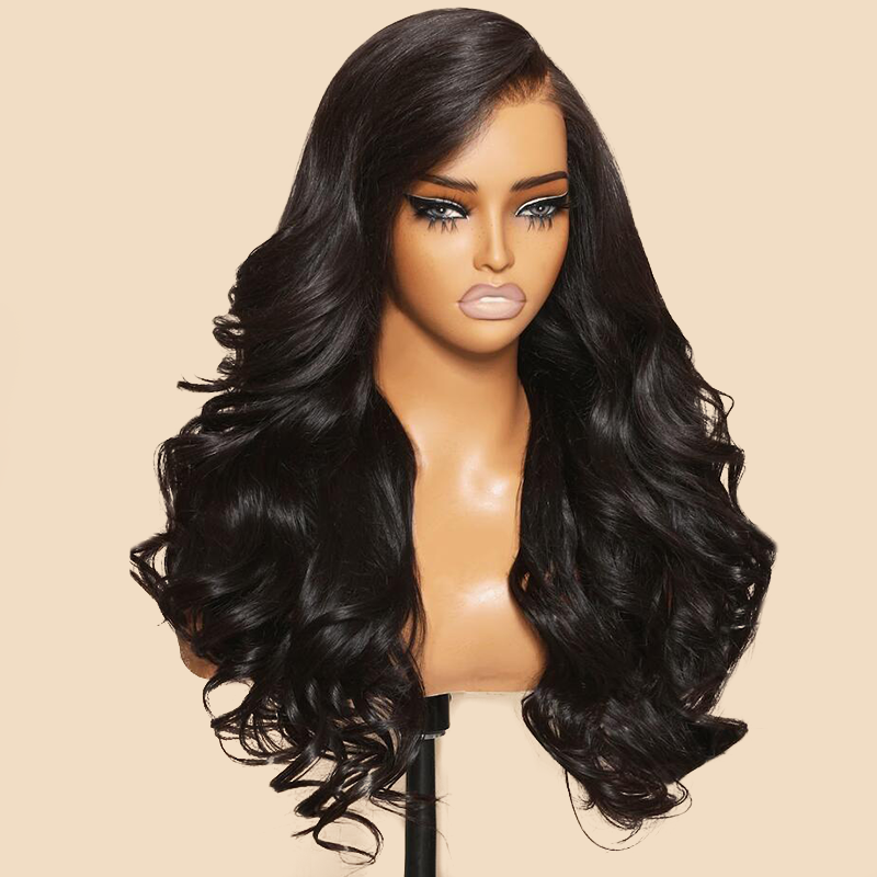 Sterly 5x5 Wear Go Glueless Pre-Cut Lace &amp; Pre-Bleached Loose Body Wave Wig 180% Density - sterlyhair