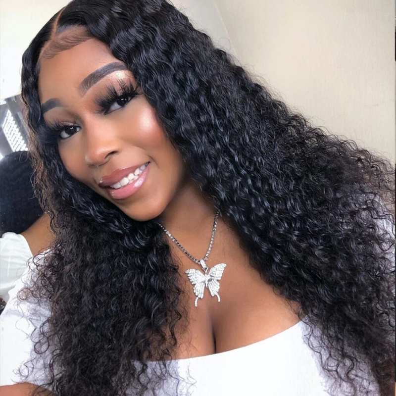Sterly Deep Wave Bundles With 5x5 Lace Closure Human Hair Bundles With Closure