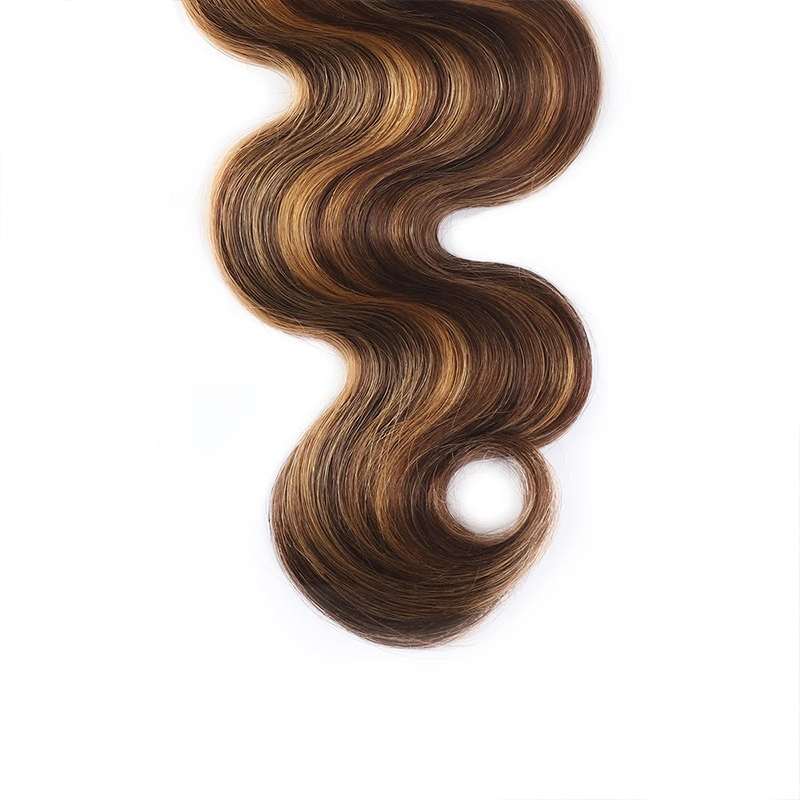 Sterly P4/27 Highlight  Straight Hair / Body Wave Bundles Human Hair Bundles 3/4 PCS Bundle Deals Hair Extensions
