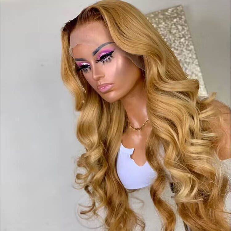 Sterly Ombre T4/27 Lace Wigs Affordable Body Wave Human Hair Wigs - sterlyhair