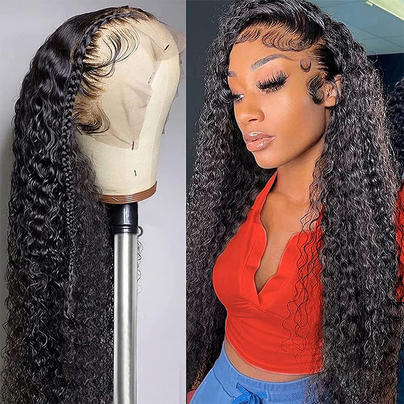 Sterly HD 13x6 Curly Lace Front Wigs Affordable Transparent Lace Human Hair Wigs