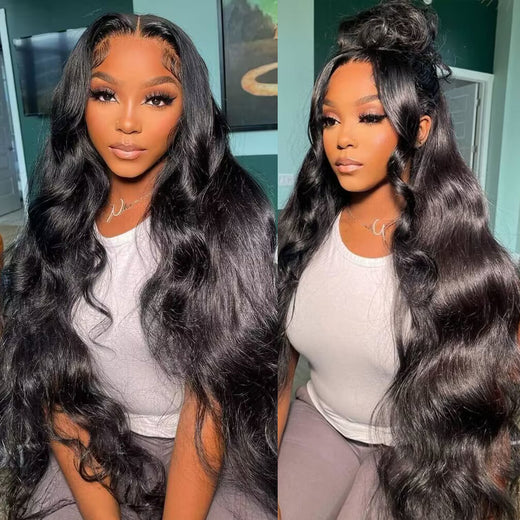 16-34inch Affordable Sterly 13x6 Transparent Lace Body Wave Front Wigs - sterlyhair