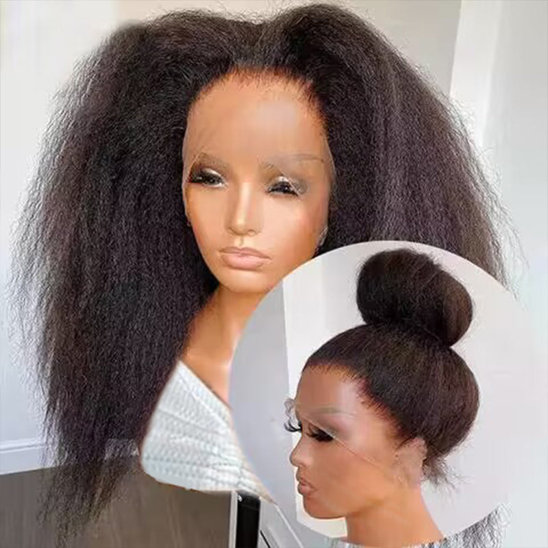 360 HD Lace Frontal Wigs Yaki Straight Human Hair Wigs For Women Sterly Hair