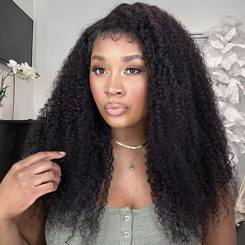 Sterly  5×5/13×6 Transparent Lace Curly Human Hair Wigs
