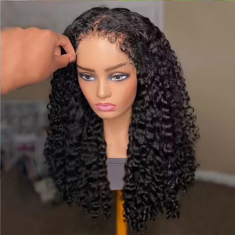 Type 4C Edges Wig | Wear and Go Glueless Curly Baby Hair 13×4/13×6 Curly Human Hair Wigs