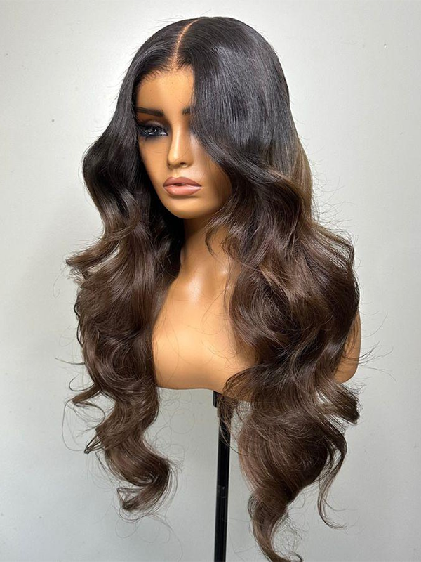 Sterly Ombre Color Body Wave Lace Front Human Hair Wigs - sterlyhair