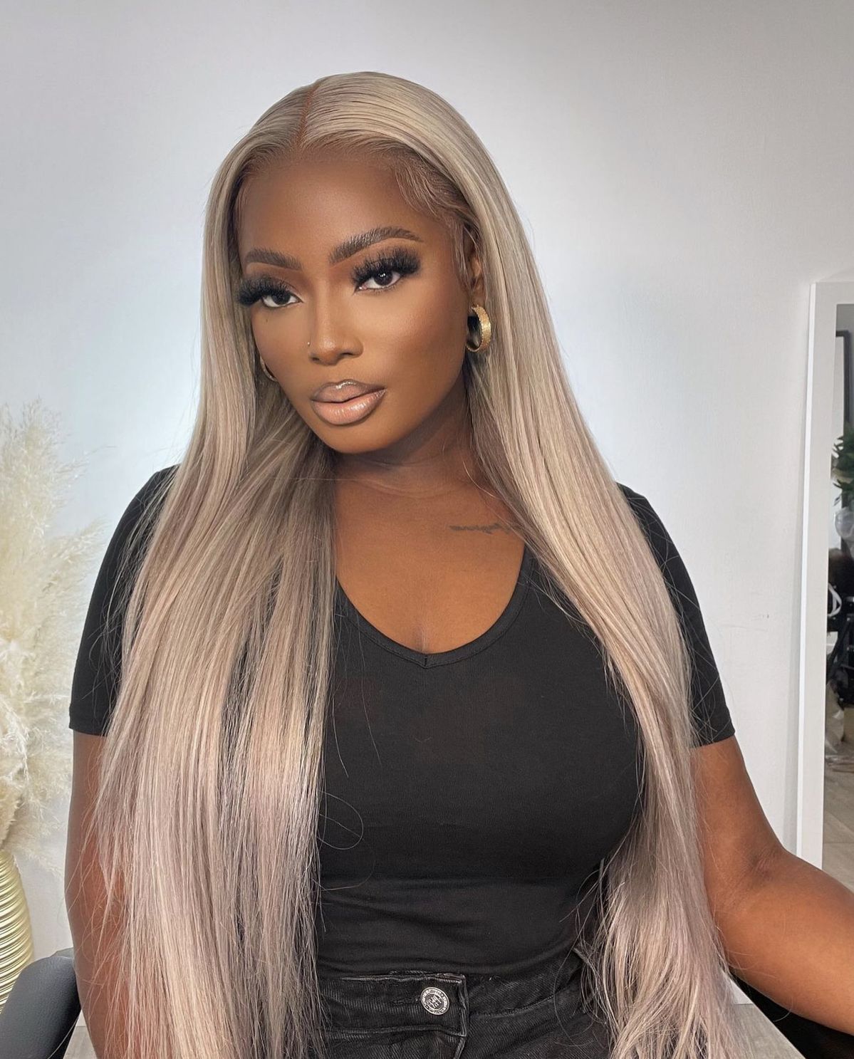 Sterly P18/613 Piano 13×6 Lace Frontal Wig Brown with Blonde Highlights Wig
