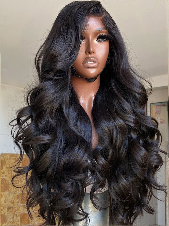 TikTok Hot | 250% Density Loose Body Wave Wig Natural Color 13x6 HD Lace Front Human Hair Wigs Sterly Hair - sterlyhair