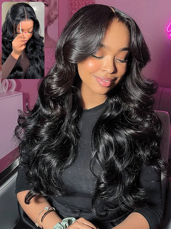 Sterly Glueless 7x6 HD Lace Wig Affordable Body Wave Lace Front Wigs Human Hair - sterlyhair
