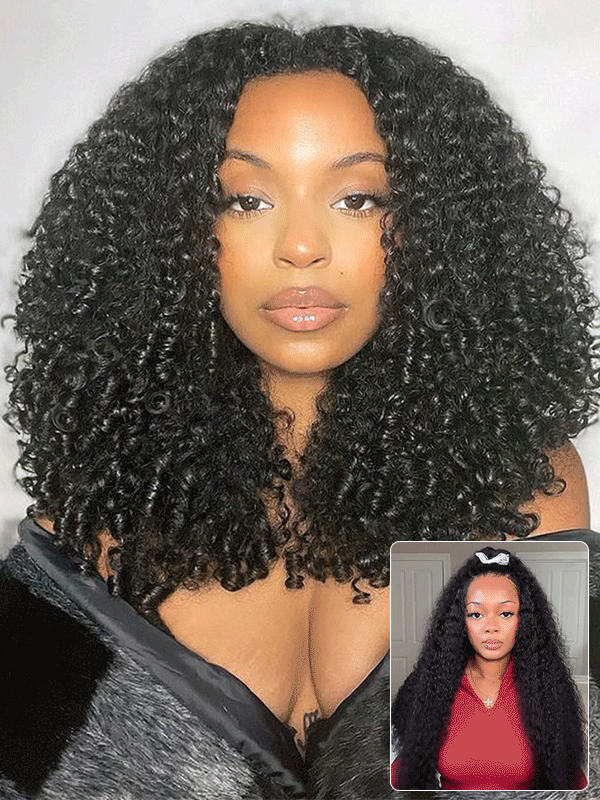 Sterly Glueless 7x6 HD Lace Wig Burmese Curly Wave Lace Front Wigs Human Hair - sterlyhair