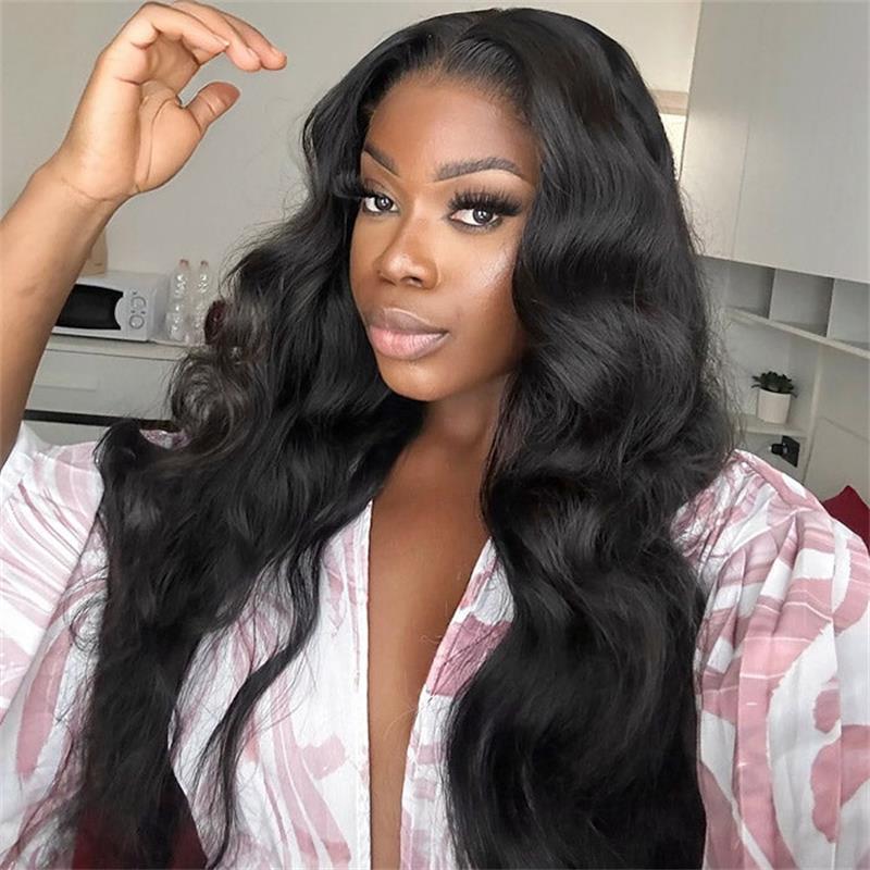 250% Density Body Wave Full 13×6 Frontal Lace Human Hair Wigs