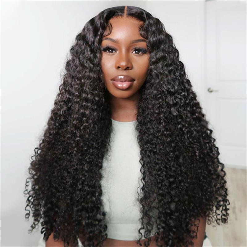 250% Luxury High Density 13×6 Deep Wave Full Frontal Lace Wig Sterly Human Hair Wigs