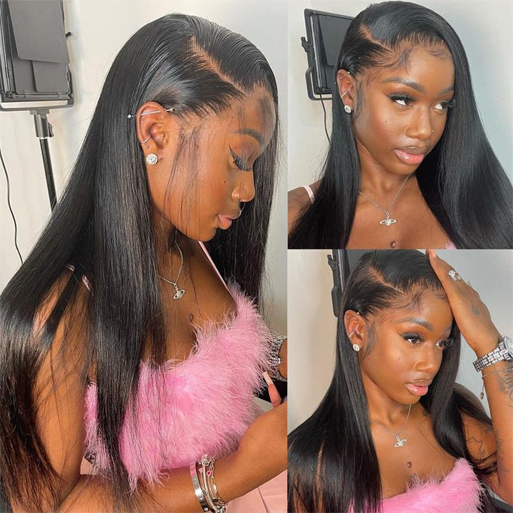13×6 Straight Hair Frontal Wigs Human Hair 250% Density Sterly Straight Human Hair Wigs For Women - sterlyhair