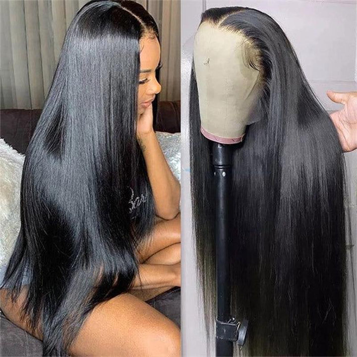 13×6 Straight Hair Frontal Wigs Human Hair 250% Density Sterly Straight Human Hair Wigs For Women - sterlyhair