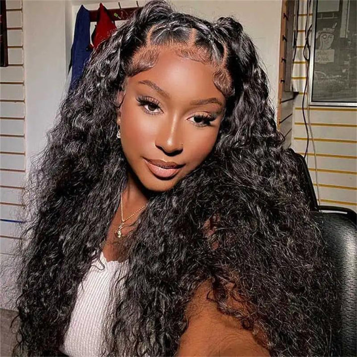 250% Luxury High Density 13×6 Deep Wave Full Frontal Lace Wig Sterly Human Hair Wigs - sterlyhair