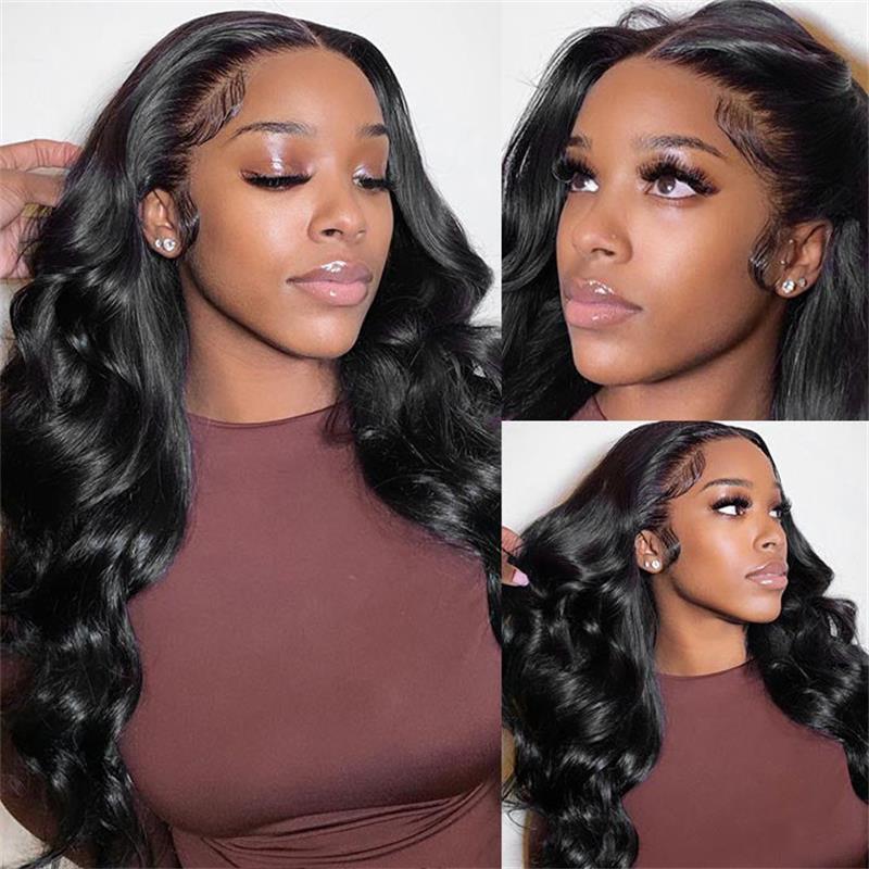 250% Density Body Wave Full 13×6 Frontal Lace Human Hair Wigs - sterlyhair