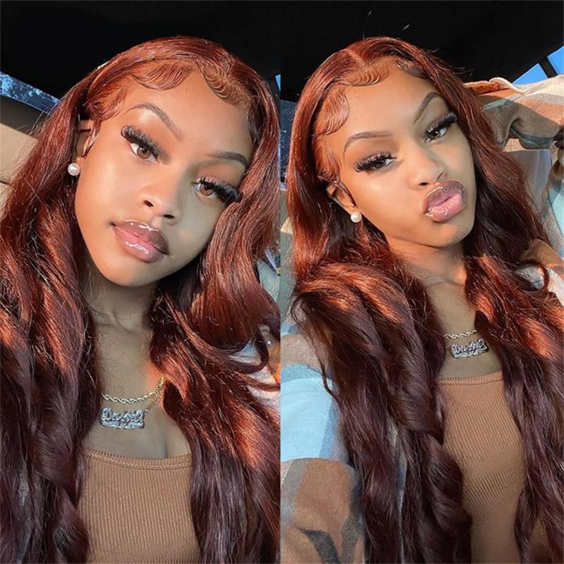 Colored 13×6 Full Lace Frontal Wig Sterly Body Wave Lace Front Human Hair Wigs