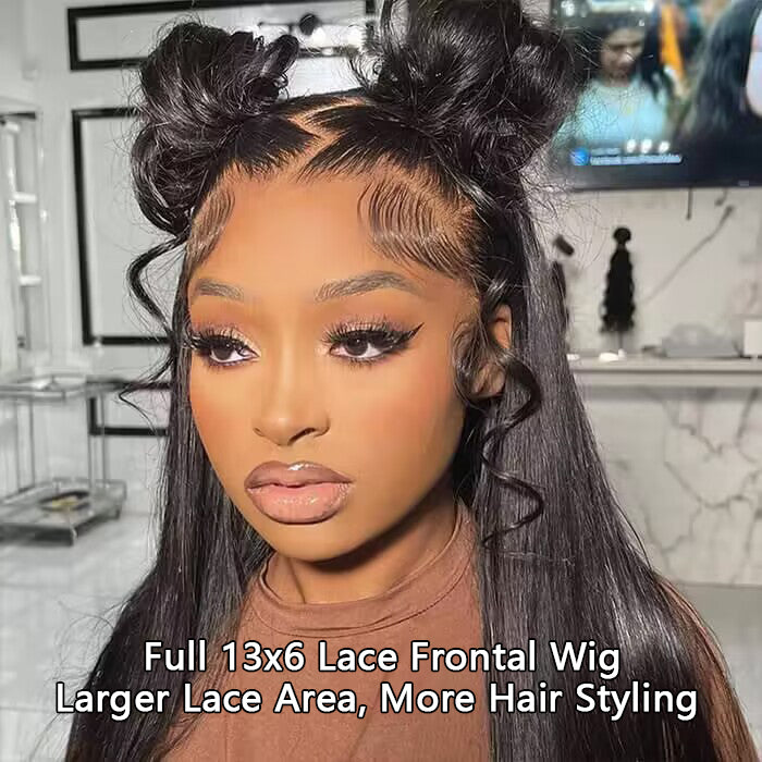 13×6 Straight Hair Frontal Wigs Human Hair 250% Density Sterly Straight Human Hair Wigs For Women - sterlyhair