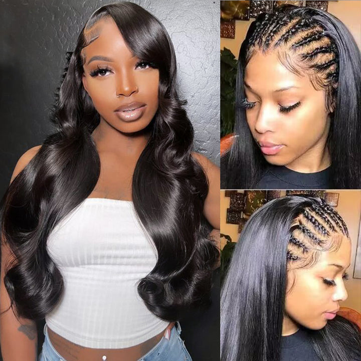 250% Density Body Wave Full 13×6 Frontal Lace Human Hair Wigs - sterlyhair