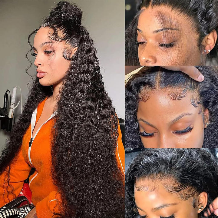 360 Lace Frontal Wigs Deep Wave Human Hair Wigs For Women Sterly Hair - sterlyhair