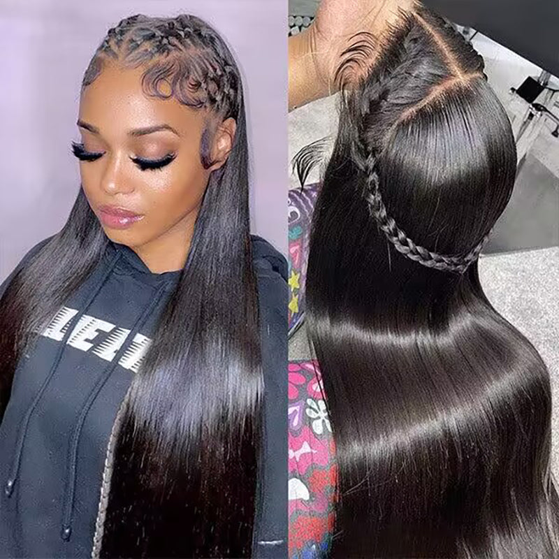 360 Lace Frontal Wigs Silk Straight Human Hair Wigs For Women Sterly Hair - sterlyhair