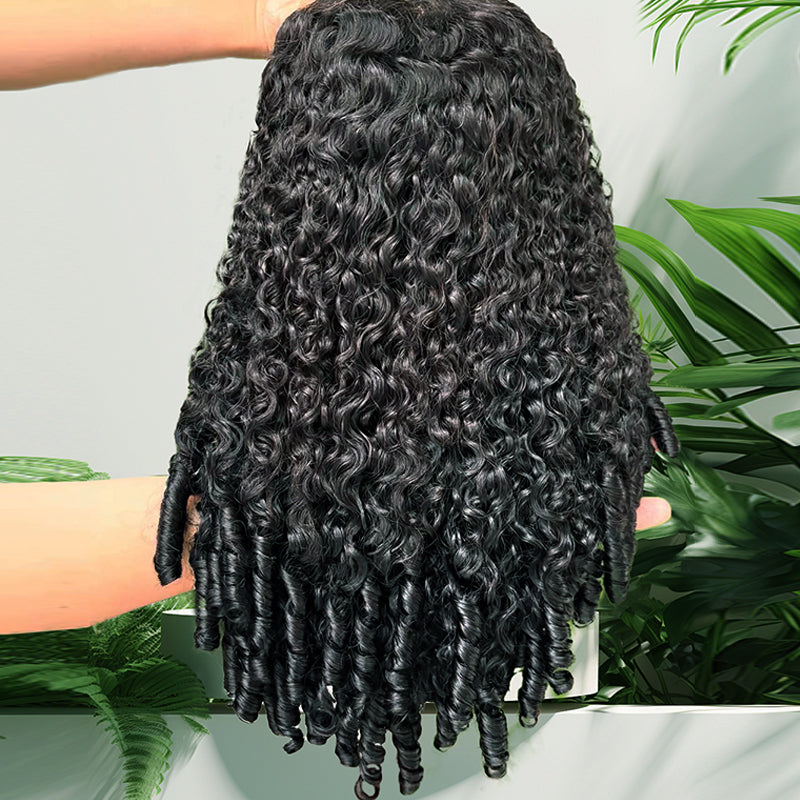Sterly Burmese Curly Wig 7×6 / 13×6 Undetactable HD Lace Human Hair Wig 180% Density