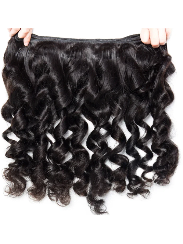 12A Bundles With Closure | Loose Wave Hair Bundles Human Hair 3/4 /PCS With 5x5 Lace Closure - sterlyhair