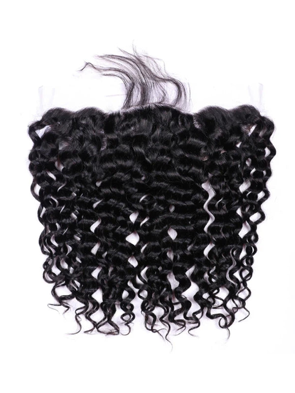 12A Bundles With Frontal | Water Wave Bundles With 13X6 Lace Frontal Human Hair Bundles With Frontal