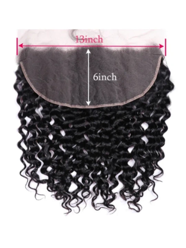 12A Bundles With Frontal | Water Wave Bundles With 13X6 Lace Frontal Human Hair Bundles With Frontal