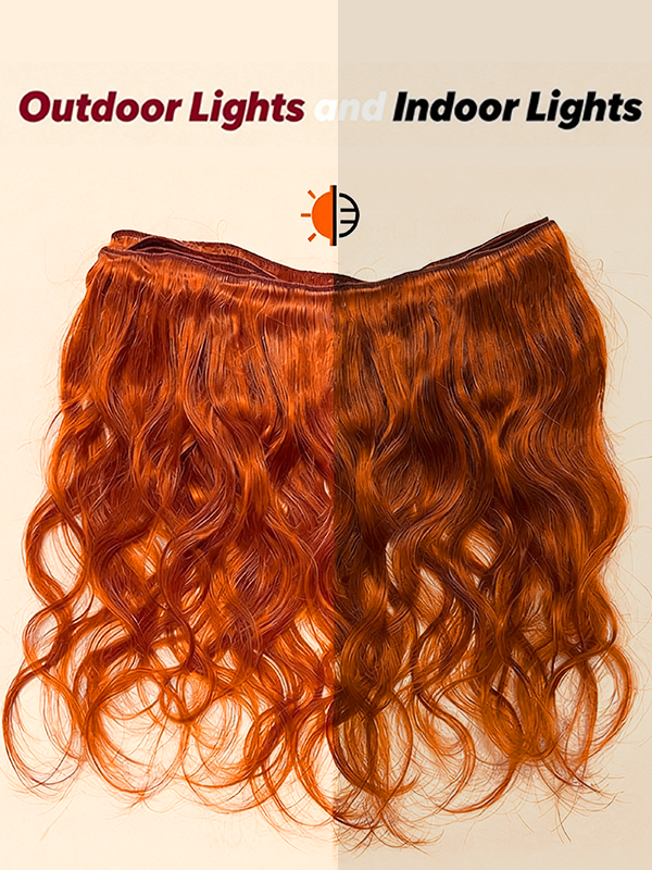 12A | Ginger #350 Body Wave Human Hair Bundles With 13×6 Lace Frontal/5×5 Lace Closure