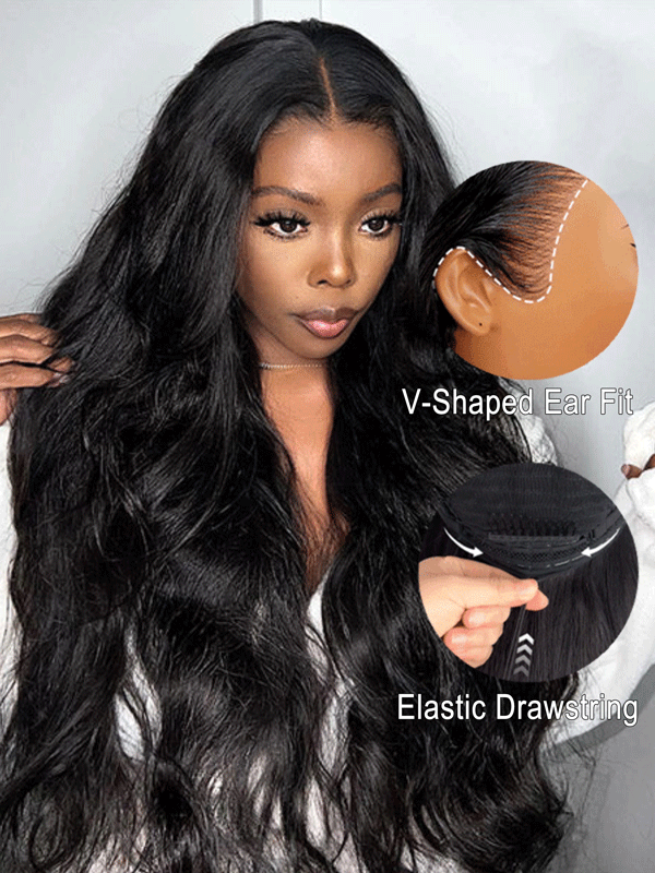 Sterly Real HD Glueless 13x6 Glueless Body Wave Lace Front Human Hair Wigs