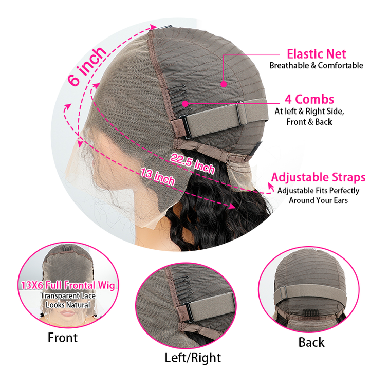 Sterly Loose Body Ombre Brown Blonde 5x5 Transprent Lace Wear Go Human Hair Wig pre-bleached Knots - sterlyhair