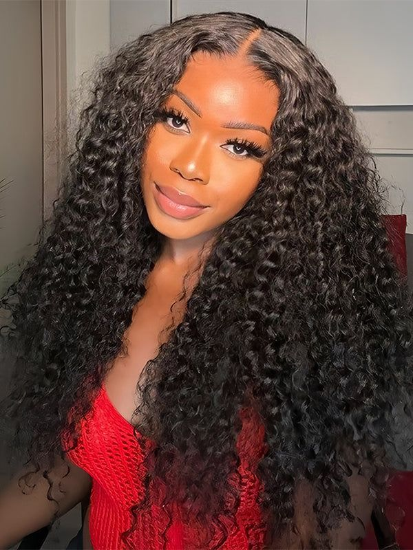 13×6 Full Lace Frontal Curly Human Hair Wig - sterlyhair