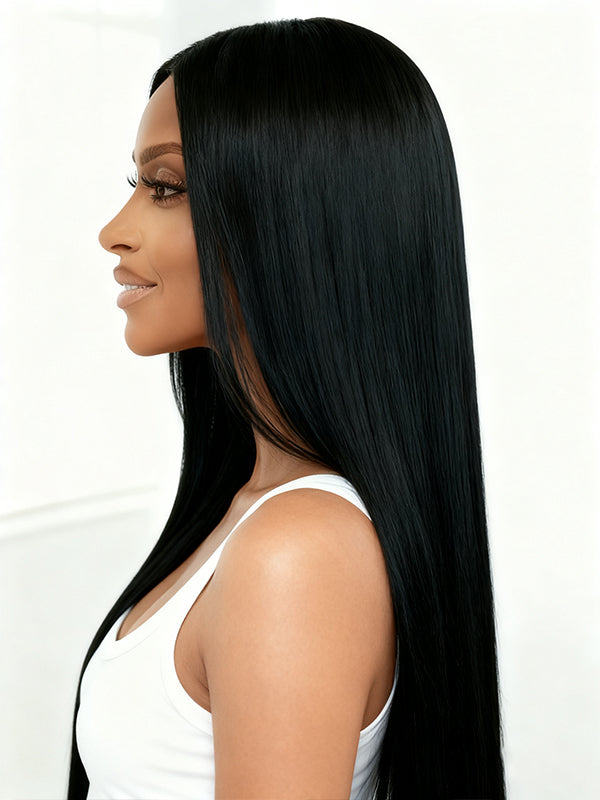 Raw Hair | 13x6 Full HD Lace Frontal Wig Undetactable BlendAway 9x6 HD Lace Straight Human Hair Wig