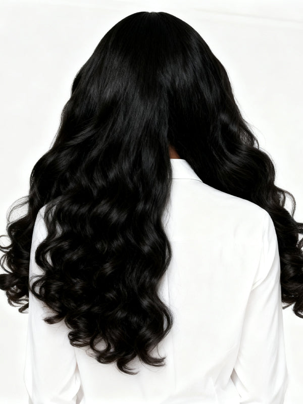 Raw Hair Wig | 13x6 HD Lace Full Frontal Wig Undetactable HD Lace Loose Wave Human Hair Wig - sterlyhair