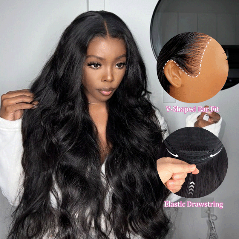 Sterly Real HD Glueless 13x6 Full Lace Body Wave Lace Front Human Hair Wigs