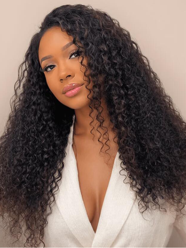 Curly 3a/3b Wig Perfect Curls Glueless 13×6 PreMax Wig Flexi-Fit Drawstring Human Hair Wigs Pre Bleached - sterlyhair