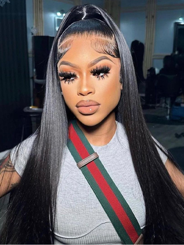 #1 Jet Black Body Wave Human Hair Wig Sterly 100% Human Hair Wigs - sterlyhair