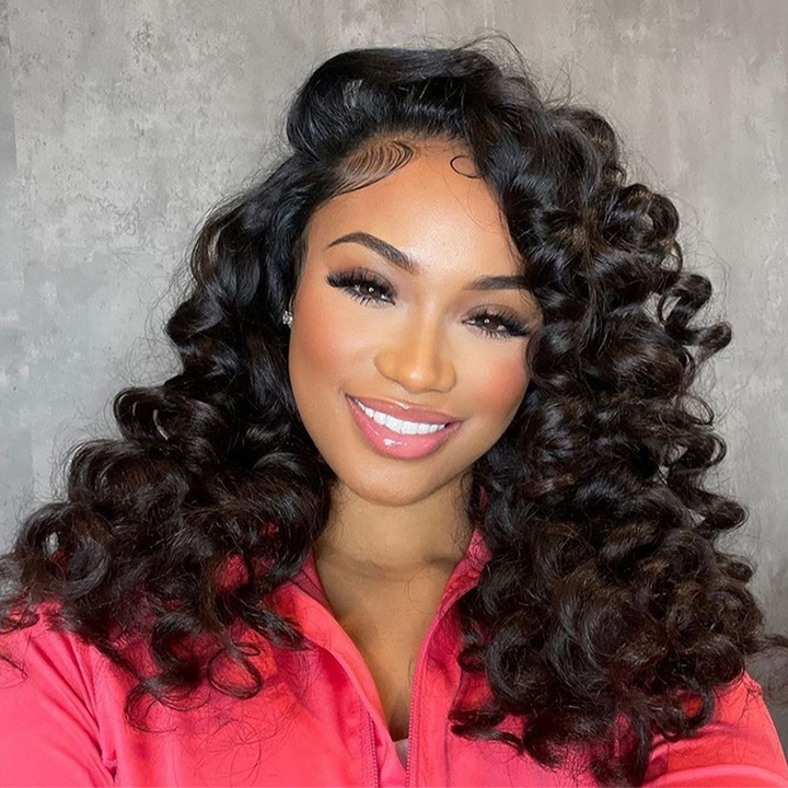 9×6 Lace Pre Everything Loose Wave Wig Glueless Invisible Lace Wig Breathable Air Cap - sterlyhair