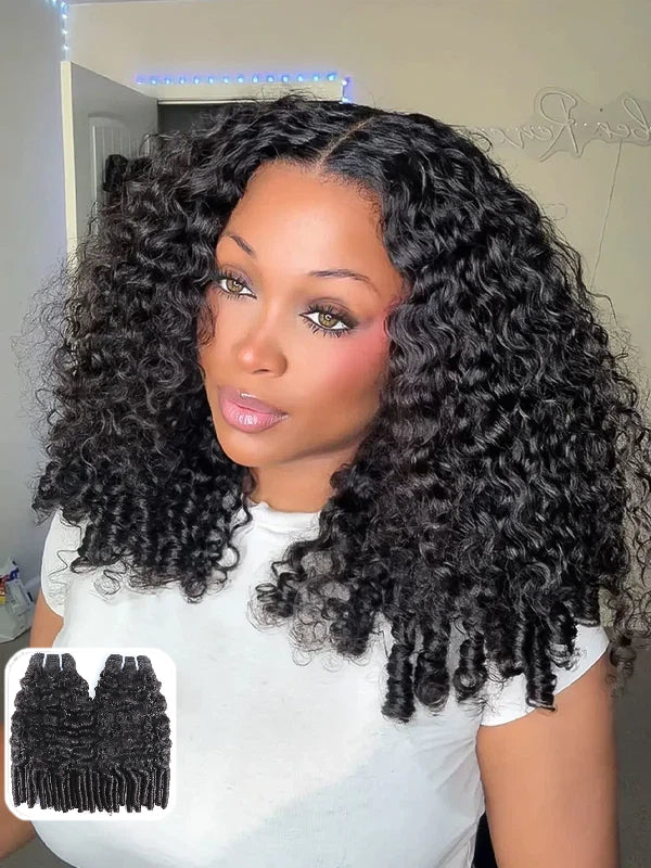 TikTok Hot | Raw Body Wave/Water Wave/Burmese Curly Bundles High Quality 100% Human Hair Sterly Hair