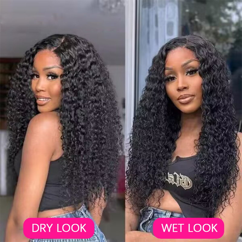 Curly 3a/3b Wig Perfect Curls Glueless 13×6 PreMax Wig Flexi-Fit Drawstring Human Hair Wigs Pre Bleached - sterlyhair