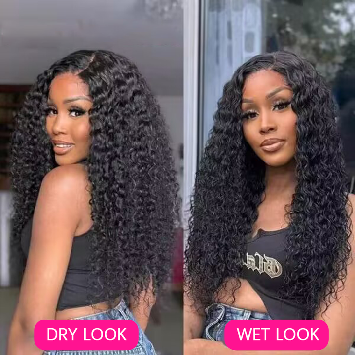 Curly 3a/3b Wig Perfect Curls Glueless 13×6 PreMax Wig Flexi-Fit Drawstring Human Hair Wigs Pre Bleached - sterlyhair
