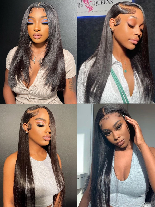 12A Bundles With Closure | Straight Human Hair Weave 3 Bundles With 4×4 Lace Closure - sterlyhair