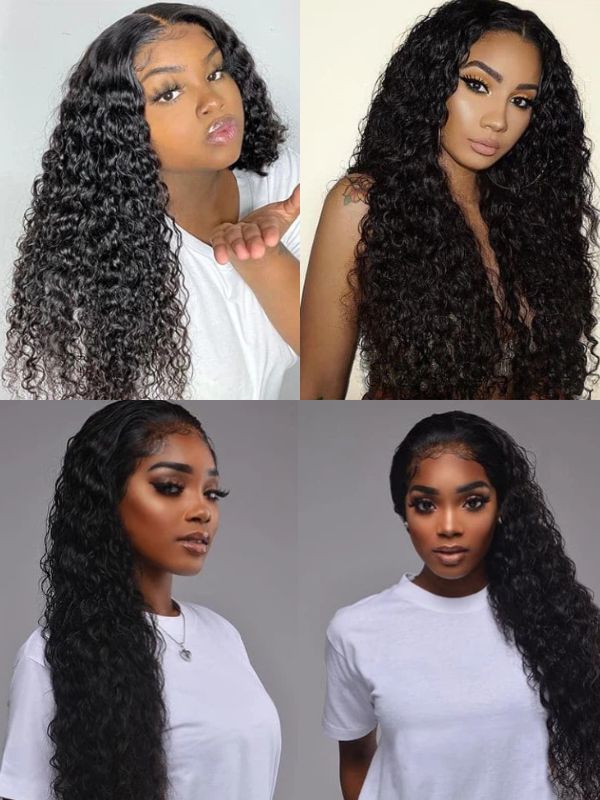 12A Bundles With Closure |  Water Wave 3 Bundles Virgin Human Hair With 4×4 Lace Closure