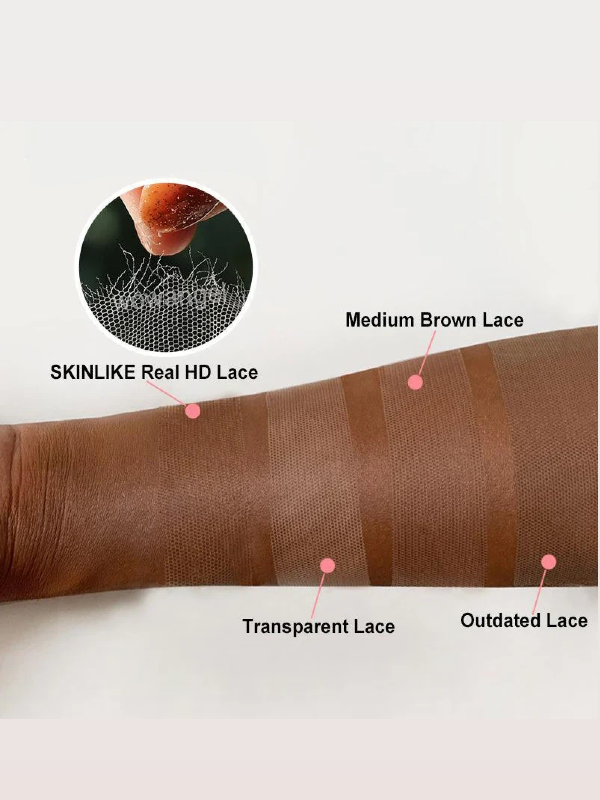 Perruque frontale en cheveux humains invisibles HD Lace 13×4 / 13×6 de Sterly Hair, couleur naturelle, 7×6 / 9×6 