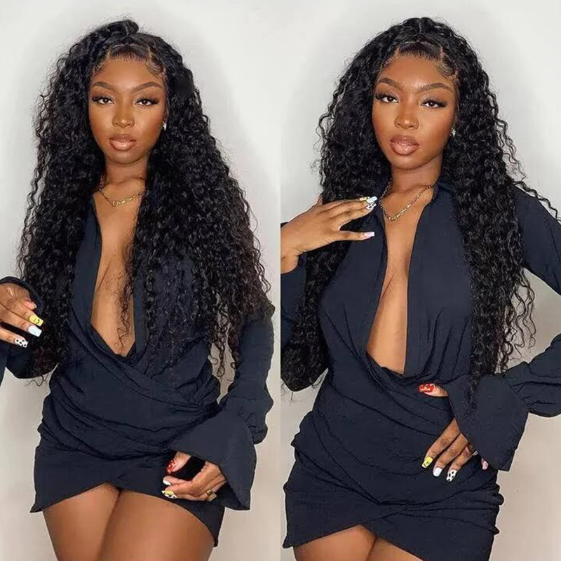 Curly 3a/3b Wig Perfect Curls Glueless 13×6 PreMax Wig Flexi-Fit Drawstring Human Hair Wigs Pre Bleached - sterlyhair