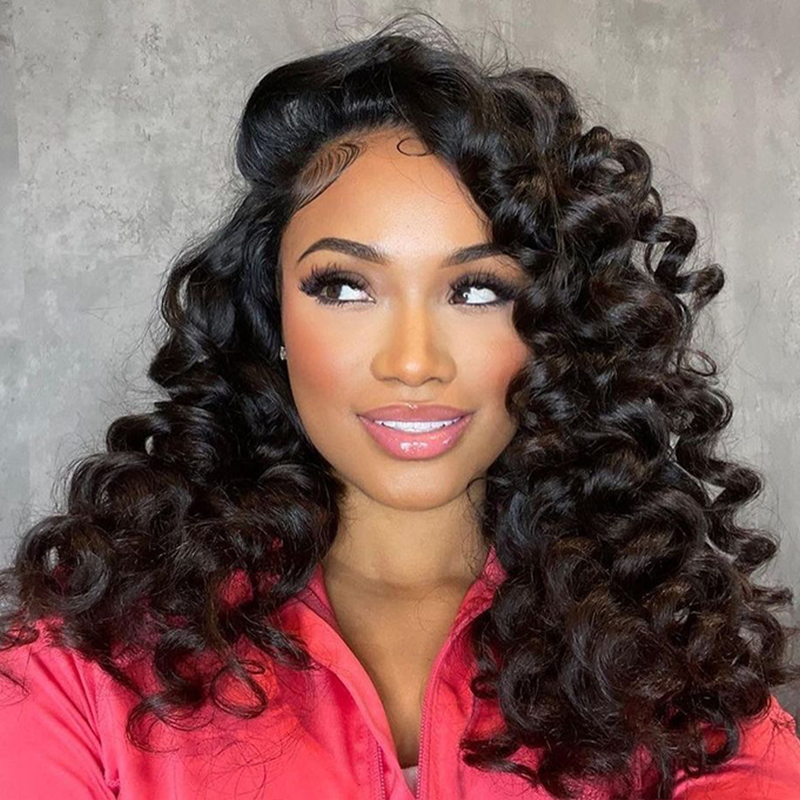 9×6 Lace Pre Everything Loose Wave Wig Glueless Invisible Lace Wig Breathable Air Cap - sterlyhair