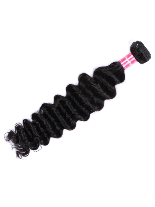 Lot de 3 mèches Deep Wave Sterly Hair avec dentelle frontale 13×4 