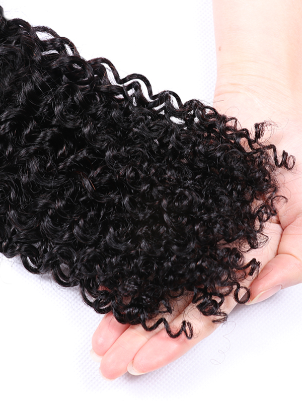 12A Bundles With Frontal | Curly Wave 3 Bundles with 13×4 Lace Frontal 100% Human Virgin Hair - sterlyhair